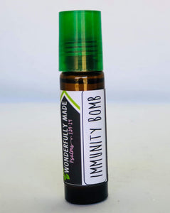 Immunity Bomb Roller / Roll on / Essential oils / Organic / Flu / Cold / Prevention / Recovery / Natural Immune System Boost / kids / adults