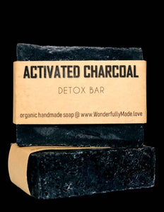 Charcoal Soap | Face Detox Soap | Black Cleansing Bar 