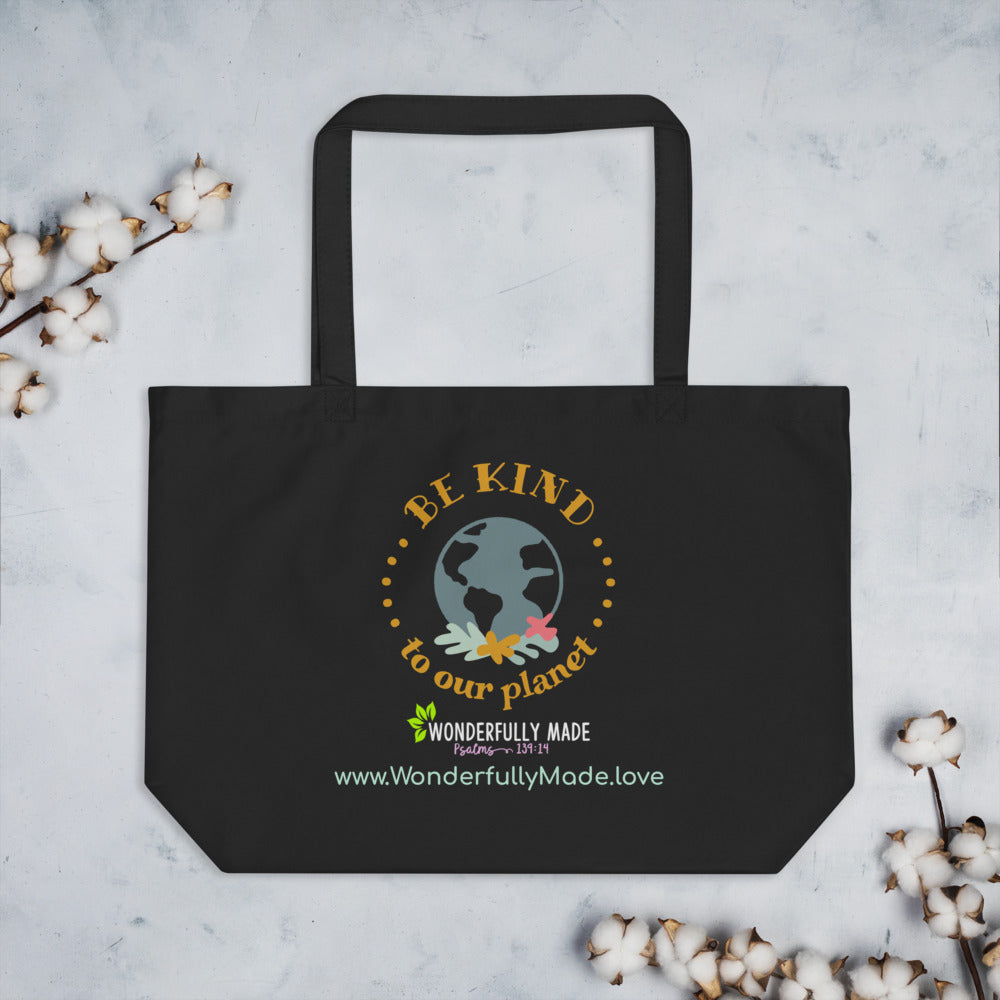 Large Organic Reusable Tote Bag | Carry all | Eco Friendly