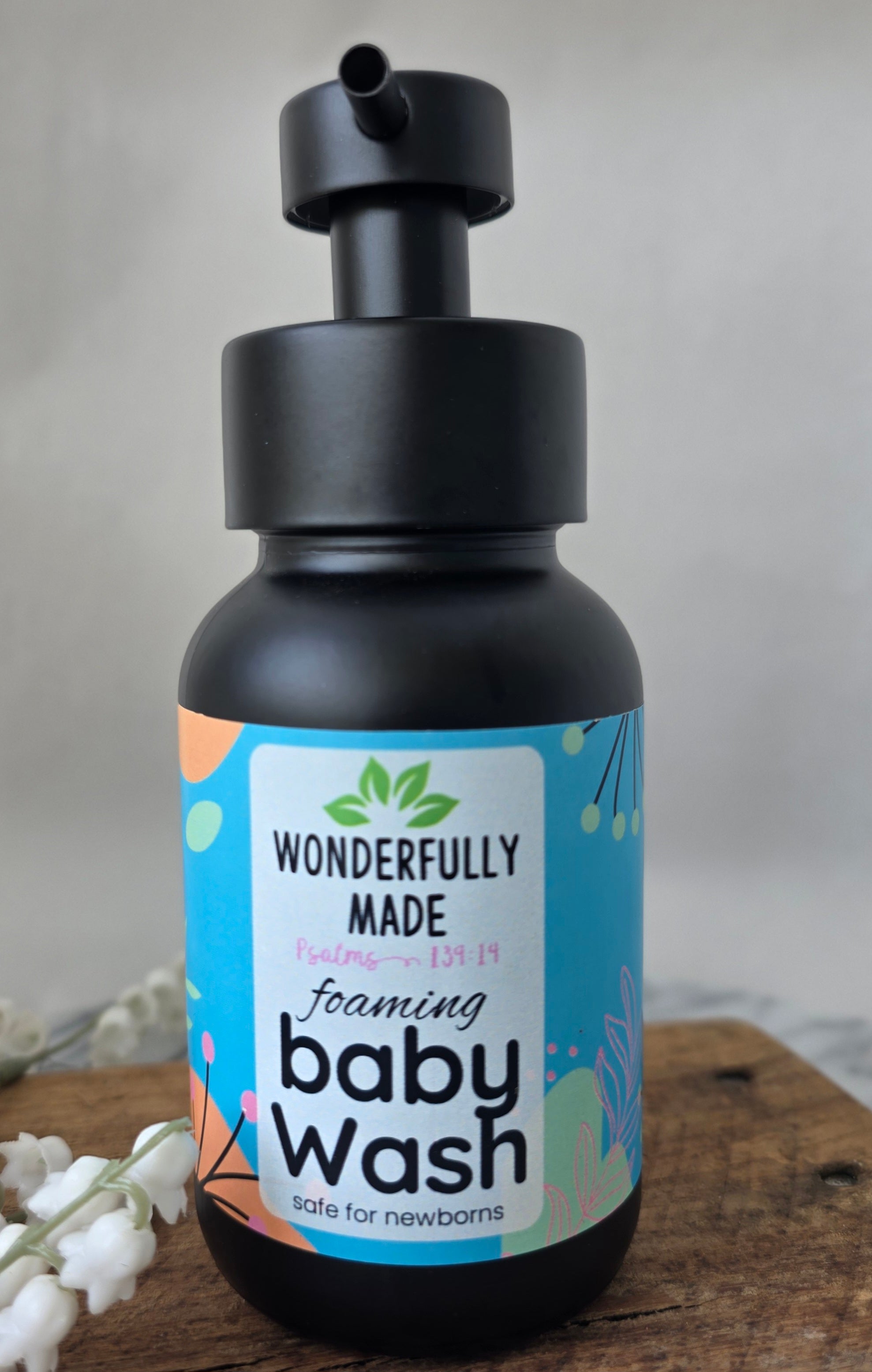 Baby Wash | Organic Foaming | Safe for Newborn Sensitive Skin | Herbal Healing