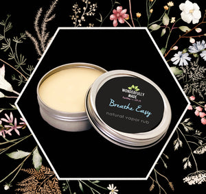 Breathe Easy Vapor Rub Salve | Metal Tin | Natural Organic