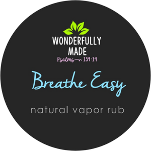 Breathe Easy Vapor Rub Salve | Metal Tin | Natural Organic