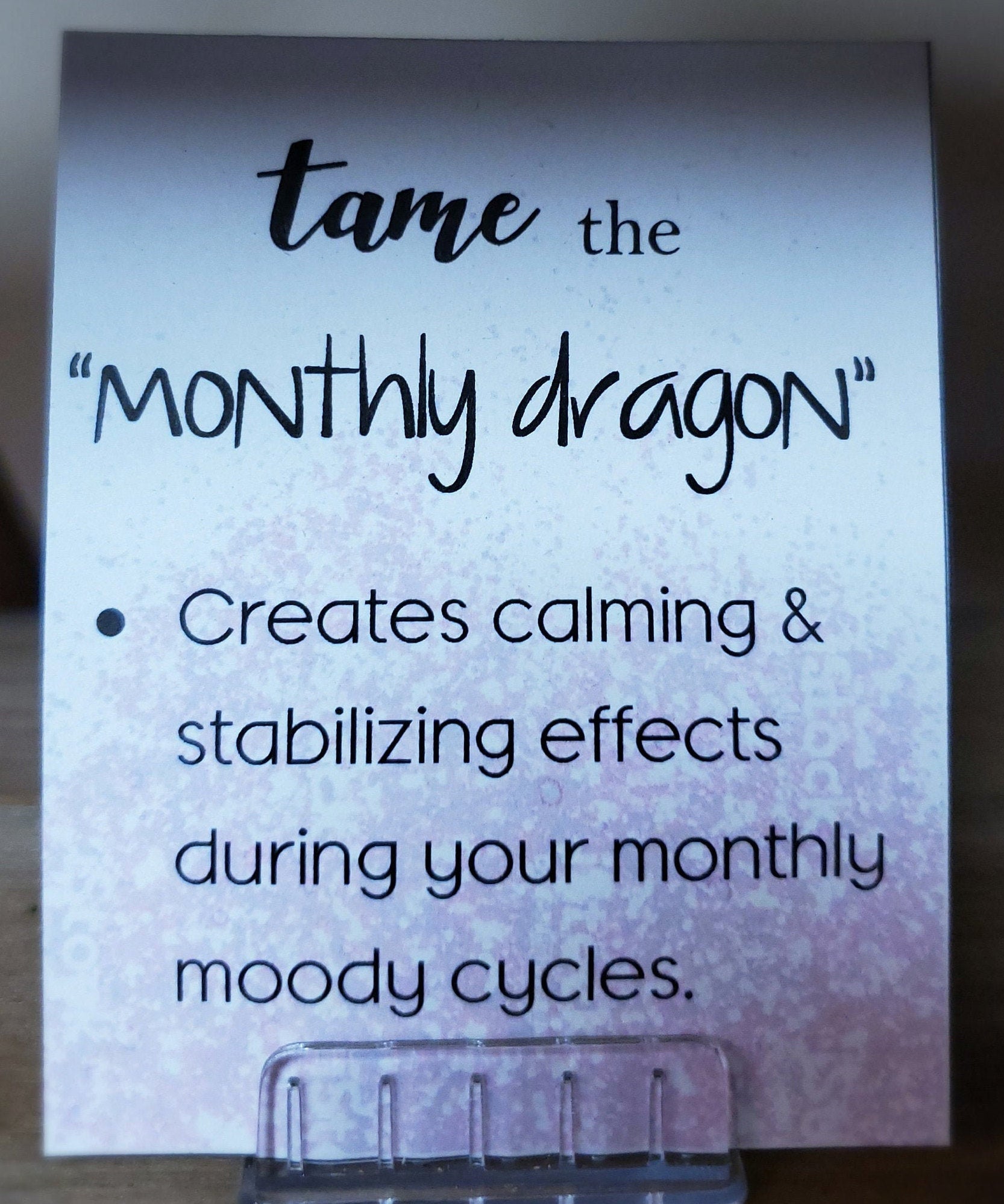 PMS | Monthly Dragon Tamer | Relieves Menstrual Cramps | Balance Hormones | Calms Moodiness and Irritability | Natural Remedy for Women