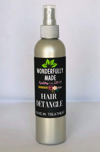 Hair Detangle | Leave-in Conditioner | Controls Frizz | Easy Combing | Styling Heat Protector | Organic Herbal | Natural Hair Products