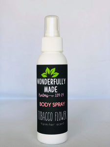 Tobacco Flower Body Spray | Natural | Room Spray 