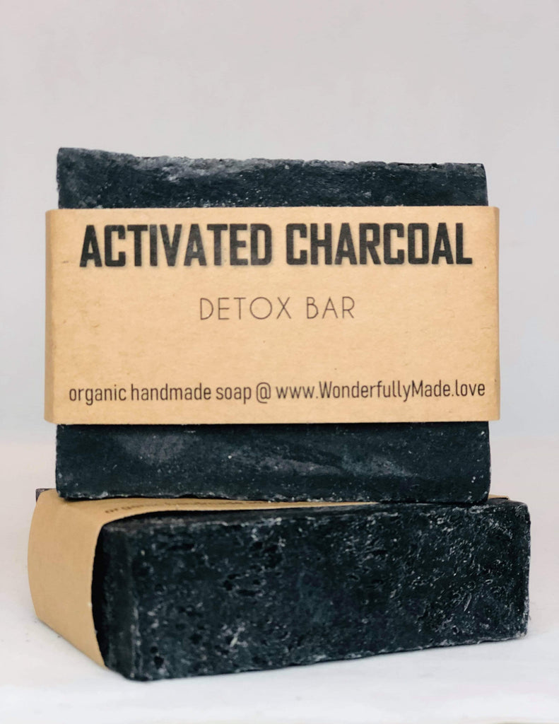 Charcoal Soap | Face Detox Soap | Black Cleansing Bar