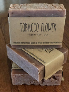 Tobacco Flower Soap | Vegan Luxury Soap Bar | Natural 