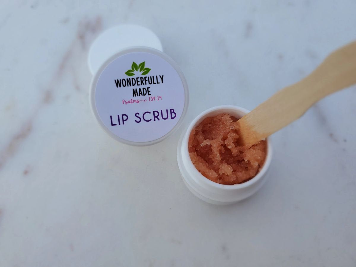 Lip Scrub | Organic All Natural Lip Scrub Treatment | Smooth Lips | Lip Oil | Remove Dead Skin from Lips