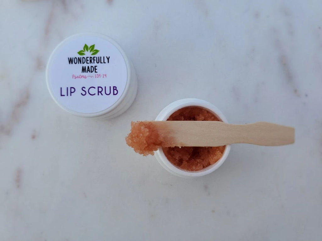 Lip Scrub | Organic All Natural Lip Scrub Treatment | Smooth Lips | Lip Oil | Remove Dead Skin from Lips