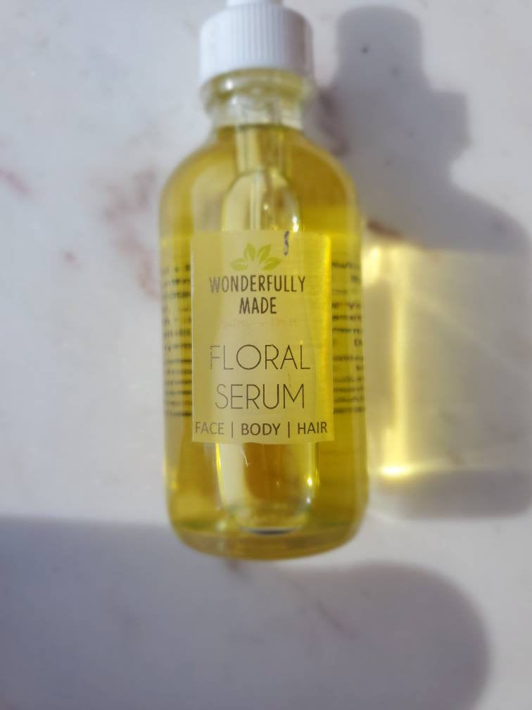 Serum | Floral Serum | Organic | Anti-aging Oil | Hair | Face | Body | Moisturizer | Bath Oil | Rosehip Seed | Dry Skin | reduce wrinkles